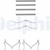 Delphi | Zubehörsatz, Scheibenbremsbelag | LX0211