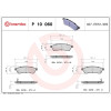 Brembo | Bremsbelagsatz, Scheibenbremse | P 10 060