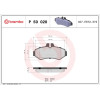 Brembo | Bremsbelagsatz, Scheibenbremse | P 50 020