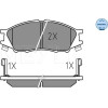 Meyle | Bremsbelagsatz, Scheibenbremse | 025 246 4815/W