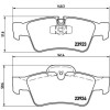 Brembo | Bremsbelagsatz, Scheibenbremse | P 50 064