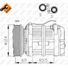 NRF | Kompressor, Klimaanlage | mit PAG Kompressoröl | 32038