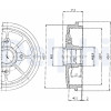 Delphi | Bremstrommel | BF392