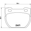 Brembo | Bremsbelagsatz, Scheibenbremse | P 44 006