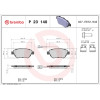 Brembo | Bremsbelagsatz, Scheibenbremse | P 23 140