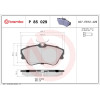 Brembo | Bremsbelagsatz, Scheibenbremse | P 85 029