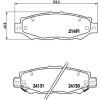 Brembo | Bremsbelagsatz, Scheibenbremse | P 83 038