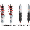 Eibach | Fahrwerkssatz, Federn/Dämpfer | Fahrwerkssatz Federn Dämpfer Pro Street Multi | PSM69-20-030-01-22