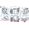 Nissens | Kompressor, Klimaanlage | 890601