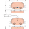 TRW | Bremsbelagsatz, Scheibenbremse | GDB1881