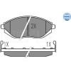 Meyle | Bremsbelagsatz, Scheibenbremse | 025 252 6817/W