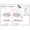 Brembo | Bremsbelagsatz, Scheibenbremse | P 85 077