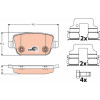 TRW | Bremsbelagsatz, Scheibenbremse | GDB1732