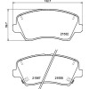 Brembo | Bremsbelagsatz, Scheibenbremse | P 30 123