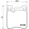 Brembo | Bremsbelagsatz, Scheibenbremse | P 65 010