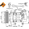 NRF | Kompressor, Klimaanlage | mit PAG Kompressoröl | 32681