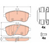 TRW | Bremsbelagsatz, Scheibenbremse | GDB2056
