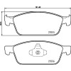 Brembo | Bremsbelagsatz, Scheibenbremse | P 24 199