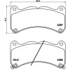 Brembo | Bremsbelagsatz, Scheibenbremse | P 83 146