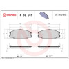 Brembo | Bremsbelagsatz, Scheibenbremse | P 59 015