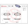 Brembo | Bremsbelagsatz, Scheibenbremse | P 61 105