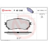 Brembo | Bremsbelagsatz, Scheibenbremse | P 49 048