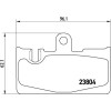 Brembo | Bremsbelagsatz, Scheibenbremse | P 83 059