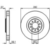 BOSCH | Bremsscheibe | 0 986 479 168