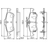 BOSCH | Bremsbelagsatz, Scheibenbremse | 0 986 494 719