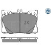 Meyle | Bremsbelagsatz, Scheibenbremse | 025 225 8618/PD