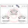 Brembo | Bremsbelagsatz, Scheibenbremse | P 56 106