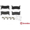 Brembo | Bremsbelagsatz, Scheibenbremse | P 49 021