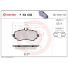 Brembo | Bremsbelagsatz, Scheibenbremse | P 50 035