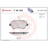 Brembo | Bremsbelagsatz, Scheibenbremse | P 68 033