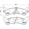 Brembo | Bremsbelagsatz, Scheibenbremse | P 24 042