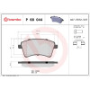 Brembo | Bremsbelagsatz, Scheibenbremse | P 68 044