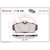 Brembo | Bremsbelagsatz, Scheibenbremse | P 56 036