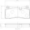 Brembo | Bremsbelagsatz, Scheibenbremse | P 06 111