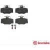 Brembo | Bremsbelagsatz, Scheibenbremse | P 56 024