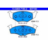 ATE | Bremsbelagsatz, Scheibenbremse | 13.0460-7100.2