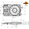 NRF | Lüfter, Motorkühlung | 470044