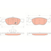TRW | Bremsbelagsatz, Scheibenbremse | GDB1487