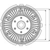 NRF | Kupplung, Kühlerlüfter | 49040