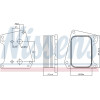 Nissens | Ölkühler, Motoröl | 90983