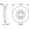 BOSCH | Bremsscheibe | 0 986 479 192