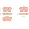 TRW | Bremsbelagsatz, Scheibenbremse | GDB1514