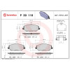 Brembo | Bremsbelagsatz, Scheibenbremse | P 30 110