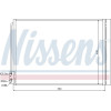 Nissens | Kondensator, Klimaanlage | 940110