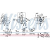 NISSENS 93419 Turbolader Abgasturbolader, ölgekühlt, pneumatisch, ohne elektrisches Schubumluftventil, mit Dichtungen, ohne Abgaskrümmer