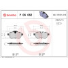 Brembo | Bremsbelagsatz, Scheibenbremse | P 06 062